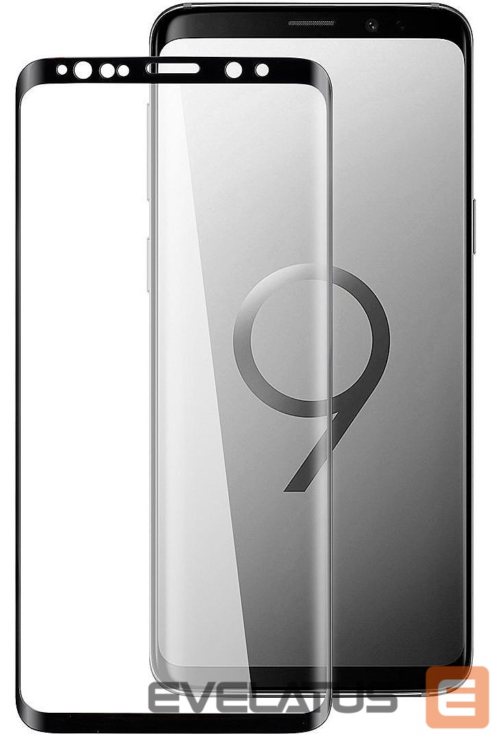 Apsauginiai stiklai Evelatus Samsung Galaxy S9 Plus G965 2.5D Full Cover Japan Glue Glass Anti-Static