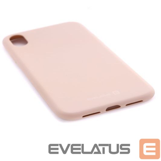 Nugarėlės dėklai Evelatus Apple iPhone XR Nano Silicone Case Soft Touch TPU Pink Sand