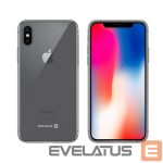 Nugarėlės dėklai Evelatus Apple iPhone Xs MAX Clear Silicone Case 1.5mm TPU Transparent