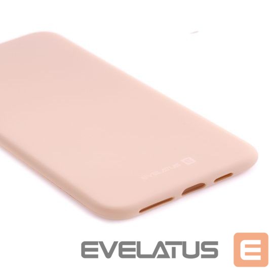 Nugarėlės dėklai Evelatus Apple iPhone Xs MAX Nano Silicone Case Soft Touch TPU Pink Sand