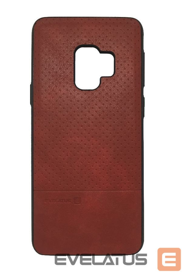 Nugarėlės dėklai Evelatus Samsung S9 TPU case 1 with metal plate (possible to use with magnet car holder) Red