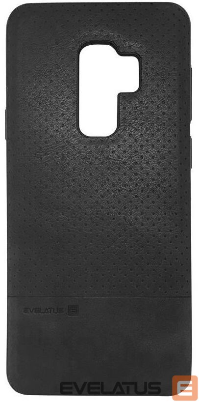 Nugarėlės dėklai Evelatus Samsung S9 Plus TPU case 1 with metal plate (possible to use with magnet car holder) Black