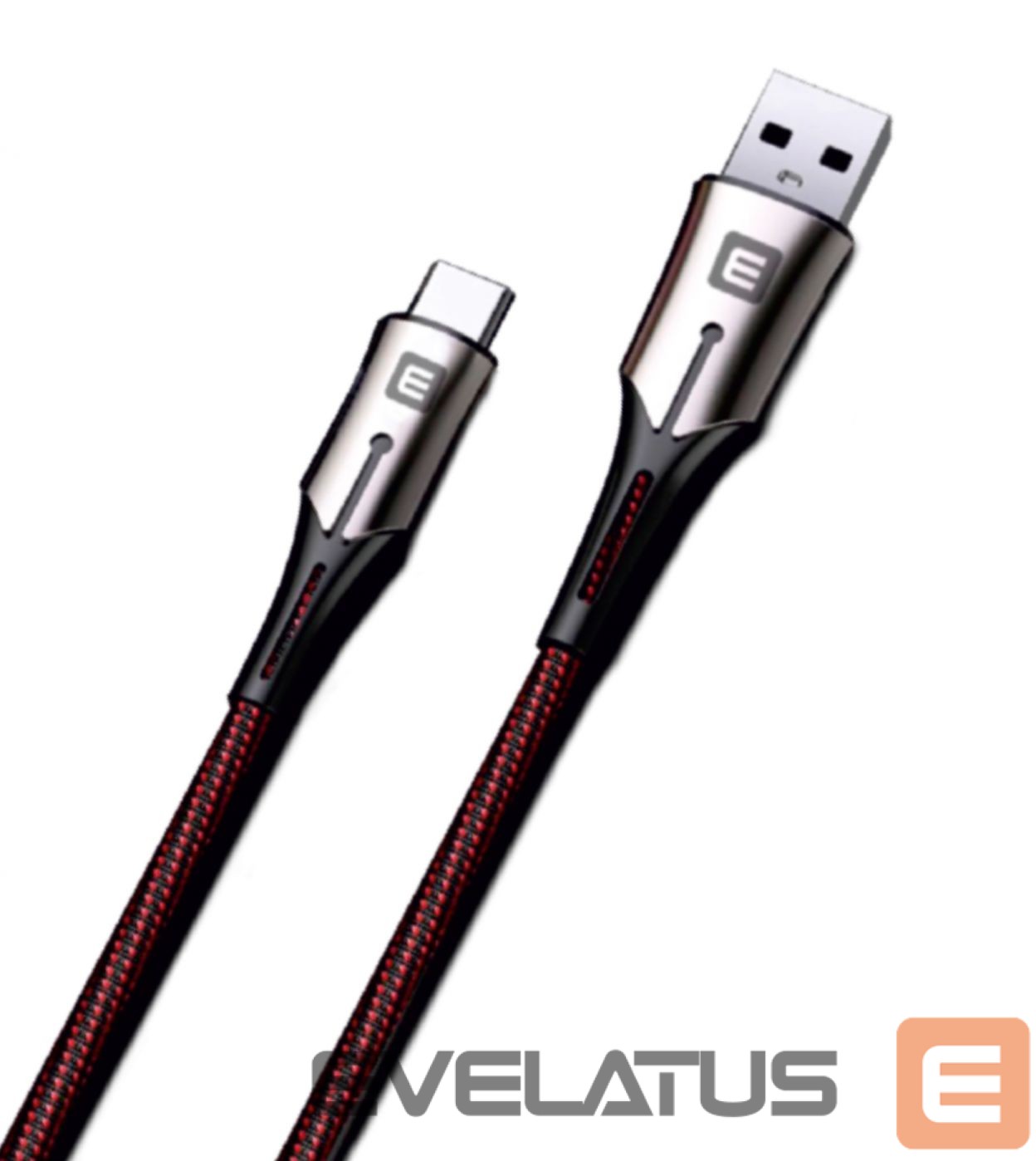 Kabelis Evelatus - Type-C Data Cable TPC02 Black
