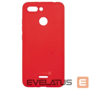 Nugarėlės dėklai Evelatus Xiaomi Redmi 6 Nano Silicone Case Soft Touch TPU Red