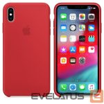 Nugarėlės dėklai Apple  iPhone XS Max Silicone Case MRWH2ZM/A Red