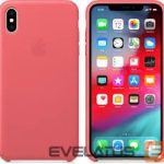 Nugarėlės dėklai Apple  iPhone XS Max Leather Case MTEX2ZM/A Peony Pink