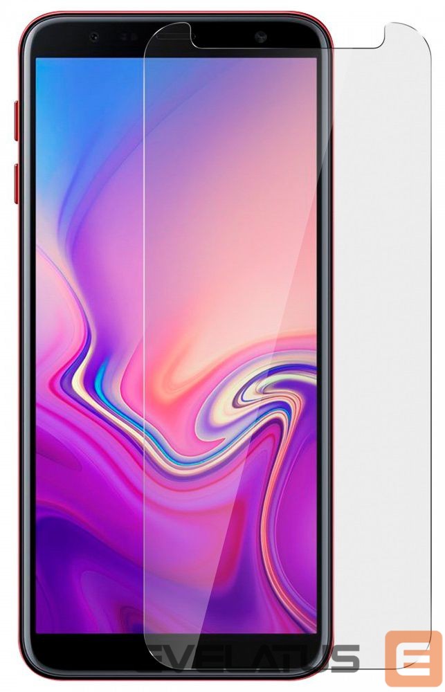 Apsauginiai stiklai Evelatus Samsung J4 Plus 0.33 Flat Clear Glass Japan Glue Anti-Static