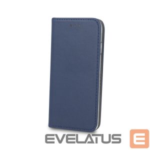 Knygos tipo dėklas dėklai GreenGo Samsung A6 Plus 2018 Smart Magnetic Case Navy Blue