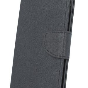 Knygos tipo dėklas dėklai iLike Universal Smart Fancy Silicon case 6,1-6,7 Black