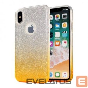 Nugarėlės dėklai GreenGo Apple Iphone XR Back Case Bling Gold