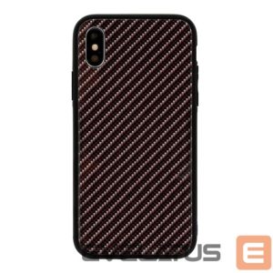 Nugarėlės dėklai GreenGo Apple Iphone XR Carbon Glass Case Dark Gray