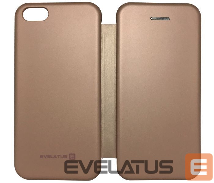 Knygos tipo dėklas dėklai Evelatus Samsung A9 2018 Book Case Rose Gold