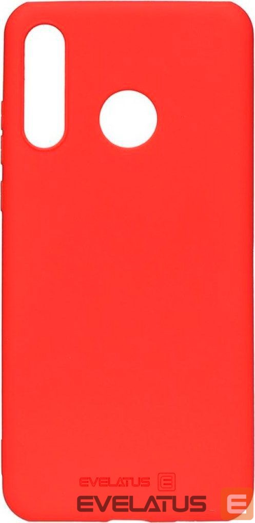 Nugarėlės dėklai Evelatus Huawei P30 lite Nano Silicone Case Soft Touch TPU Red