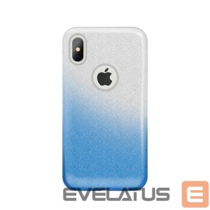 Nugarėlės dėklai iLike Samsung Galaxy S7 G930 Gradient Glitter 3in1 case Blue