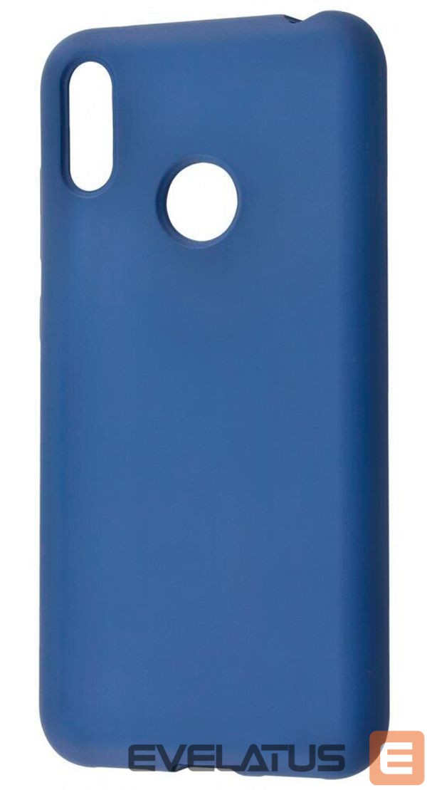 Nugarėlės dėklai Evelatus Huawei Y7 2019 Silicone case Blue