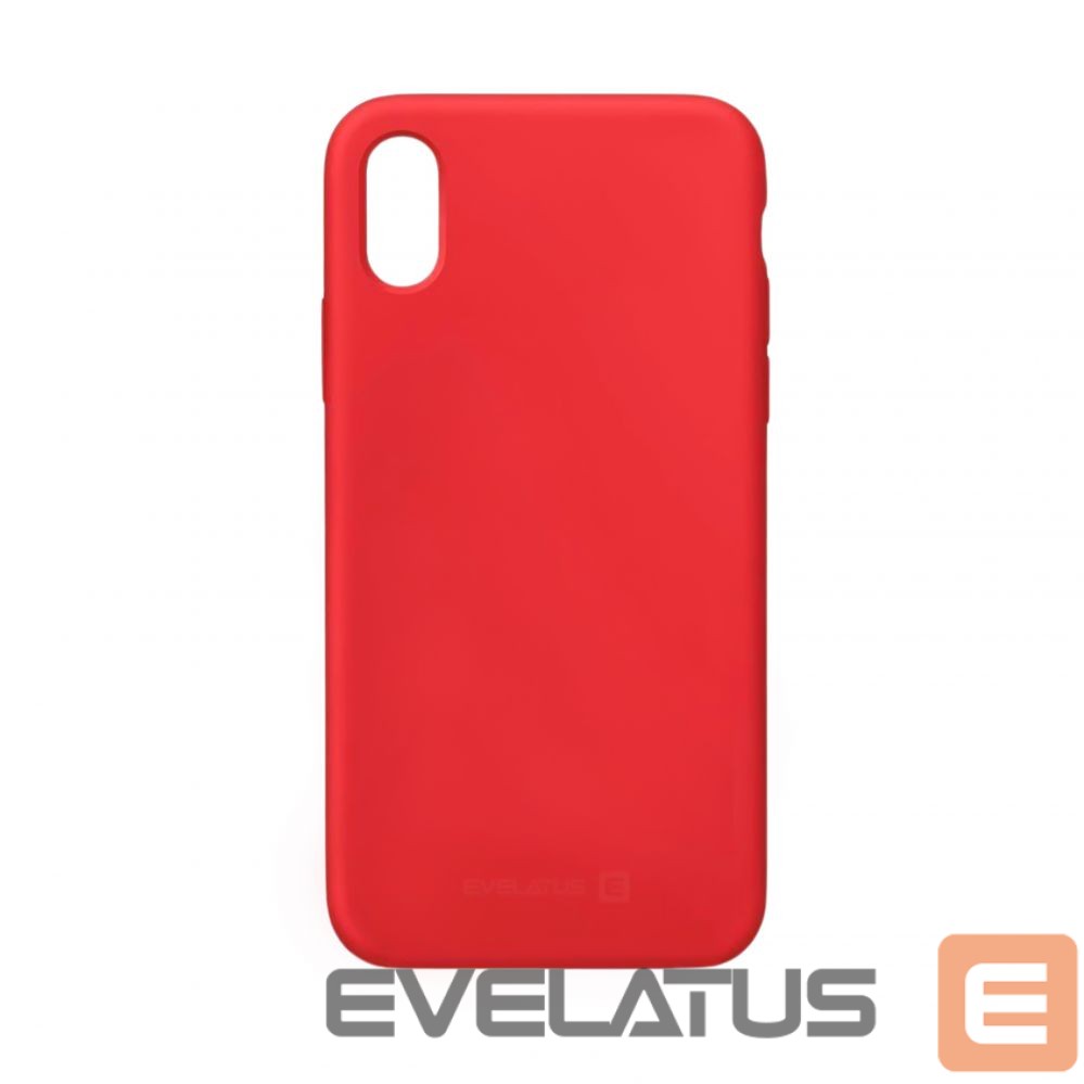 Nugarėlės dėklai Evelatus Apple iPhone X Nano Silicone Case Soft Touch TPU Red