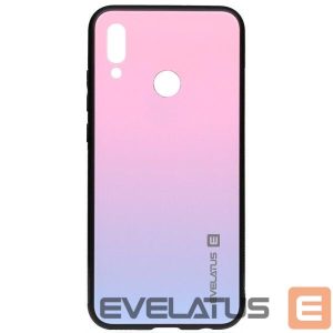Nugarėlės dėklai Evelatus Huawei Y7 2019 Gradient Glass Case 2 Bubble Gum