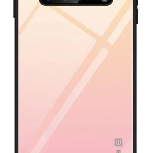 Nugarėlės dėklai Evelatus Samsung A7 2018 Gradient Glass Case 1 Mild Melon