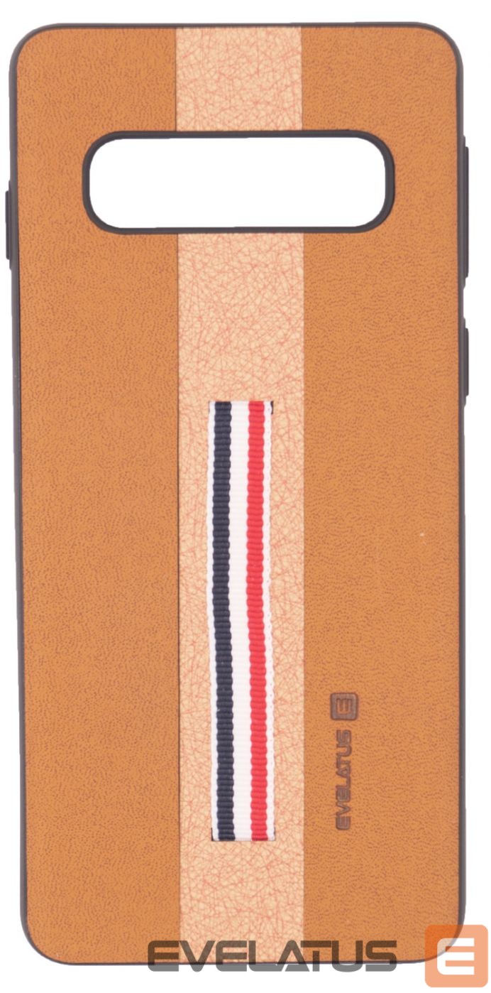 Nugarėlės dėklai Evelatus Samsung S10 Dazzel Brown