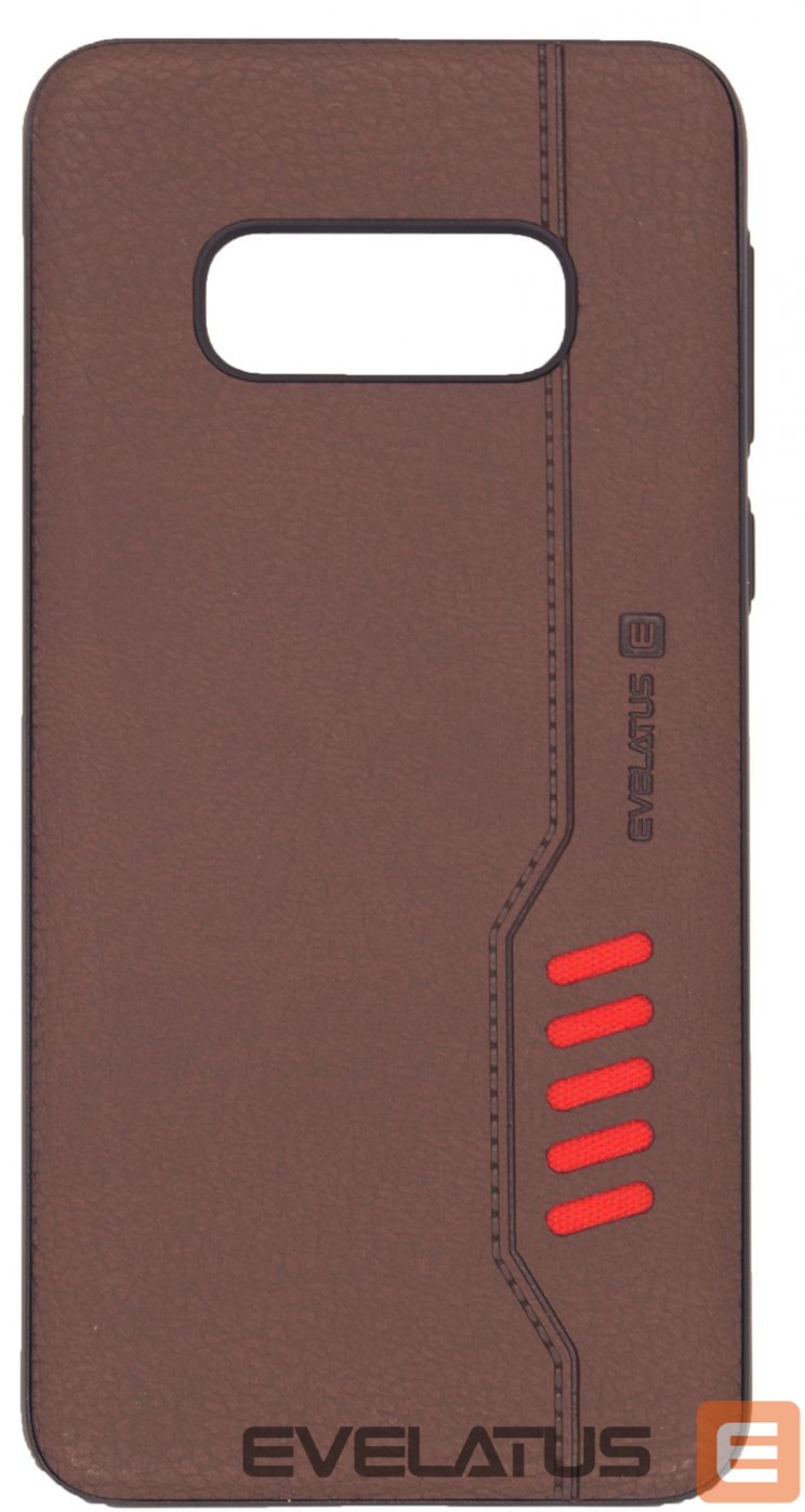 Nugarėlės dėklai Evelatus Samsung S10e Shooter Brown