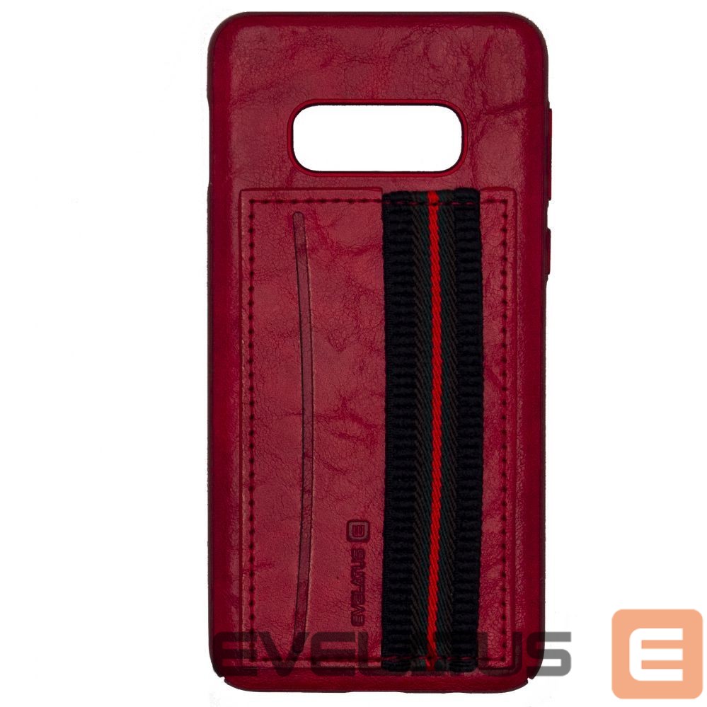 Nugarėlės dėklai Evelatus Samsung S10e Cubit Plastic Red