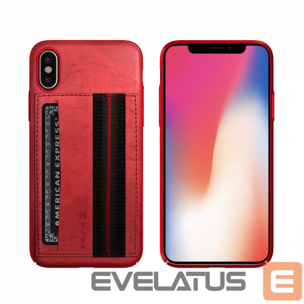 Nugarėlės dėklai Evelatus Samsung S10e Cubit Plastic Red