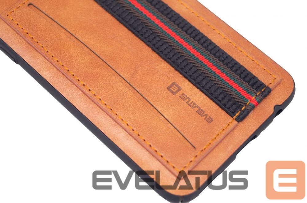 Nugarėlės dėklai Evelatus Huawei P smart 2019 Cubit Plastic Brown