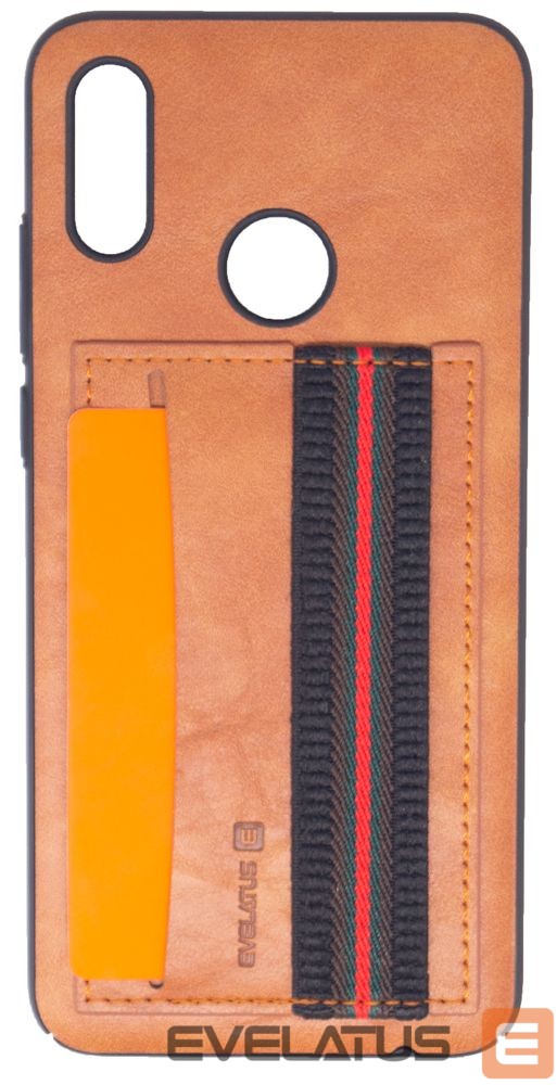 Nugarėlės dėklai Evelatus Huawei P smart 2019 Cubit Plastic Brown