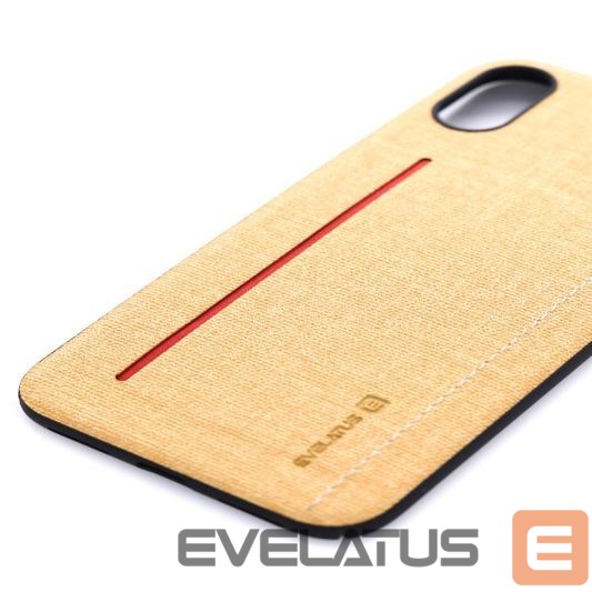 Nugarėlės dėklai Evelatus Apple iPhone X 6127 Yellow