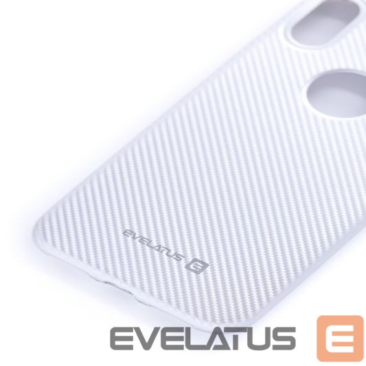 Nugarėlės dėklai Evelatus Apple iPhone X Carbon Silver