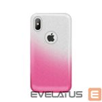 Nugarėlės dėklai iLike Xiaomi Redmi Note 7 Gradient Glitter 3in1 case Pink