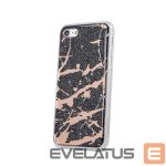 Nugarėlės dėklai iLike Apple iPhone XR Marmur case Black