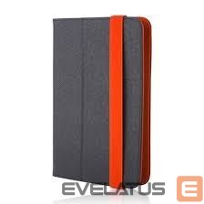 Universalus knygutės dėklas GreenGo Universal Orbi 7-8 Black - Orange