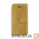 Knygos tipo dėklas dėklai Molan Cano Apple iPhone X/Xs Issue Book Case Gold