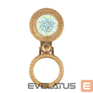 Žiedinis laikiklis iLike Universal RING BRILLIANT CRYSTAL Gold