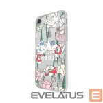 Nugarėlės dėklai Adidas Apple iPhone 6/6s/7/8 Clear Flower Case Transparent