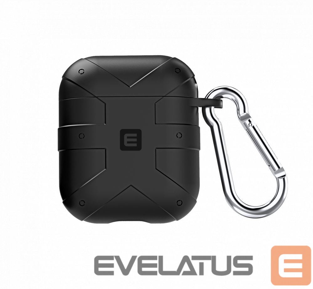 Dėklai ausinėms Evelatus Apple Case for AirPods EAC02 Black
