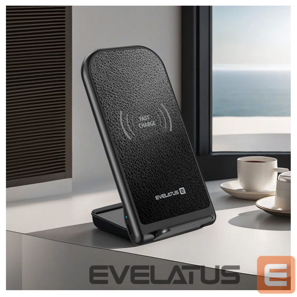 Belaidis įkroviklis Evelatus Universal Wireless Desk charger EWD01 Black