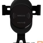 Automatinis laikiklis Evelatus  Gravity Car Holder with Wireless Charger WCH02 Black