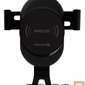 Automatinis laikiklis Evelatus  Gravity Car Holder with Wireless Charger WCH02 Black