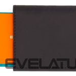 Universalus knygutės dėklas Evelatus Universal Leather Wallet LEW01 Black