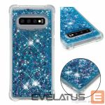 Nugarėlės dėklai OEM N/A iPhone XR Liquid Sparkle TPU Back Case Blue