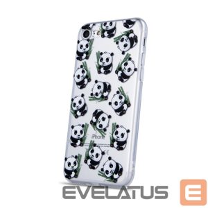 Nugarėlės dėklai iLike Apple iPhone X / iPhone XS Ultra Trendy Panda Back Case