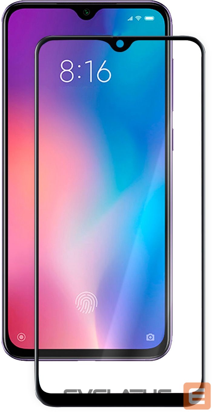 Apsauginiai stiklai Evelatus Xiaomi Mi A3 2.5D Full Cover Japan Glue Glass Anti-Static
