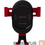 Automatinis laikiklis Evelatus - Gravity Car Holder with Wireless Charger WCH02 Red
