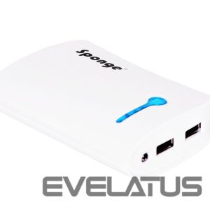 Išorinė baterija Sponge  Power bank Energy 8400 White