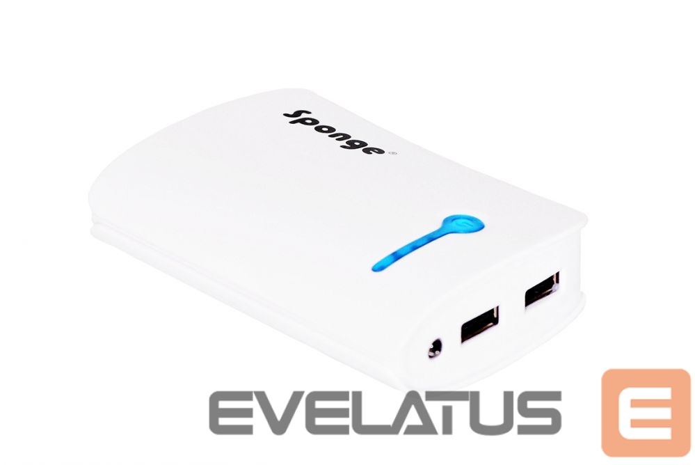 Išorinė baterija Sponge Power bank Energy 8400 White