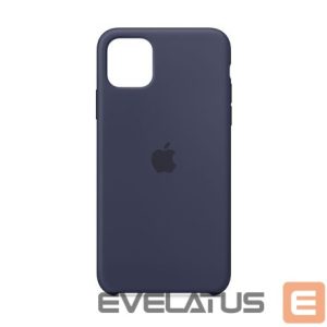 Nugarėlės dėklai Apple  iPhone 11 Pro Max Silicone Case MWYW2ZM/A Midnight Blue