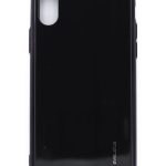 Nugarėlės dėklai Evelatus Apple iPhone X/XS Water Ripple Full Color Electroplating Tempered Glass Black