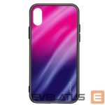 Nugarėlės dėklai Evelatus Xiaomi Redmi Note 8 / Redmi Note 8 2021 Water Ripple Gradient Color Anti-Explosion Tempered Glass Case Gradient Pink-Purple